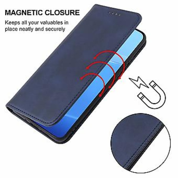 Läderfodral för vivo Y51 2020 (Indien) / Y31 2021 Blue
