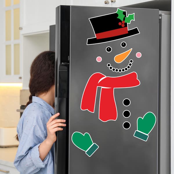 Julemann Kjøleskapsmagneter, Store Selvklebende Ref