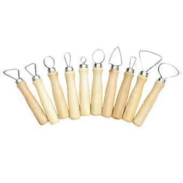 10 Delar/set Lerverktyg Keramik Snideri Kit()
