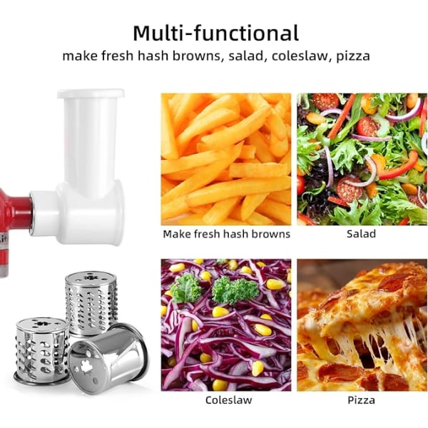 Slicer Shredder-tillbehör för Kitchenaid Blender, Slicer Attac