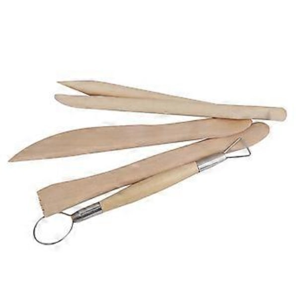 1-pack Keramik Lerskulptur Verktygsset (5 st) 5pcs