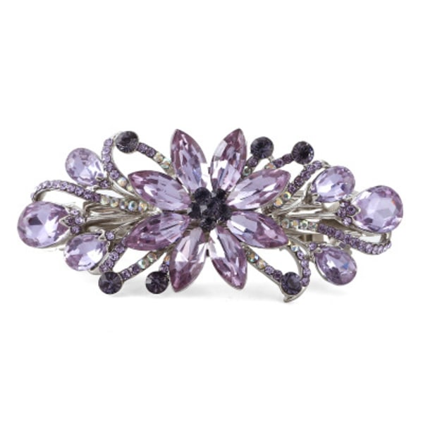 Fleur Bijoux de Luxe Design hårnål Strass hårnål (Violet)