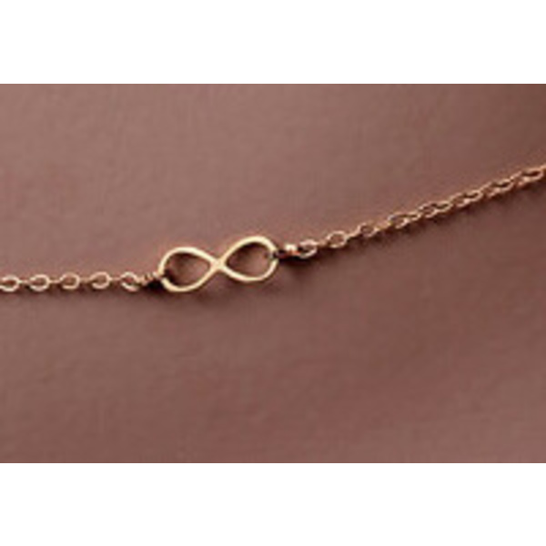 Boho Infinity Midjekedja Infinity Oändlig Kärlek Magkedjor Guld
