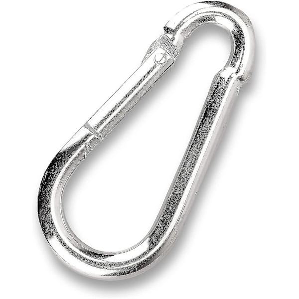 Sports Karabinkroker 80 Mm X 8 Mm, Maksimal Last 230 Kg Og 60 M
