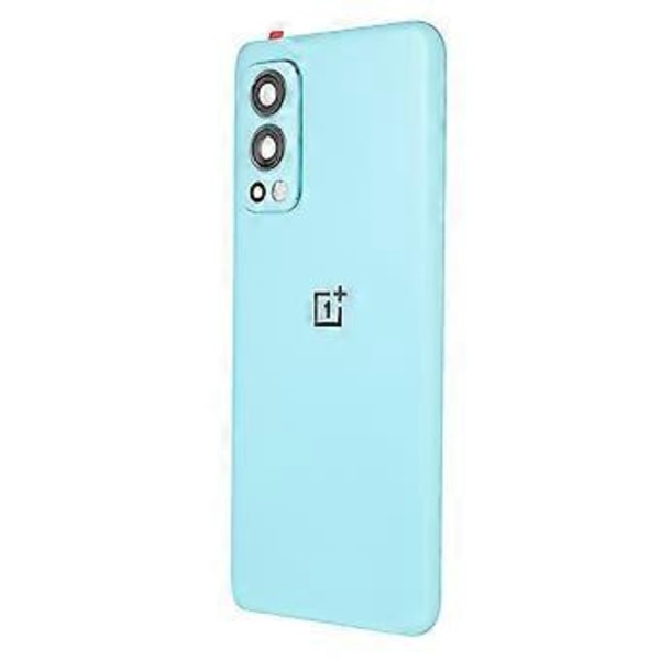 Til OnePlus Nord 2 5G OEM Batteri Bagside Bagdør Hus Udskiftning med Kameralinse Ring