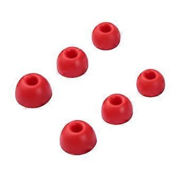 Øreplugghette Silikon Ørepropp Ørekrok Øreplugger Silikon Ørepropper Deksel for-Beats -Studio Buds Hodetelefon Rød Red