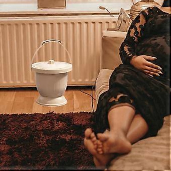 Kammare Pottspottkopp med Lock Förtjockad Urinflaska Natturinal Bärbar Spottkopp Urinalkruka för Camping Barn Vuxna (Khaki S) Khaki S