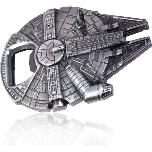 Millenium Falcon Metal Nyckelring Nyckelring Rymdskeppsmodell Öl Op