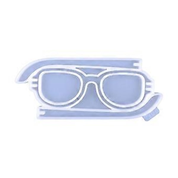 DIY Kristall Dropplim Aromaterapi Gips Slipmedel Tredimensionella Glasögon Smycken Ornament Hänge Silikonform Klar Clear