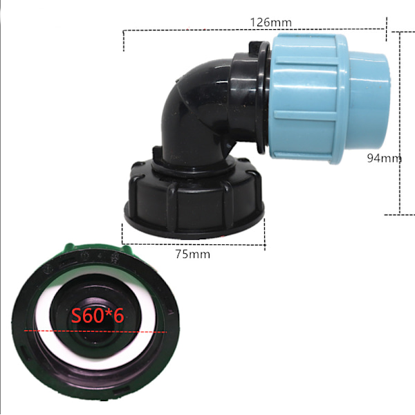 Tank Vandrørsstik Have Vandslange Adapter Hjem Hane Fitti