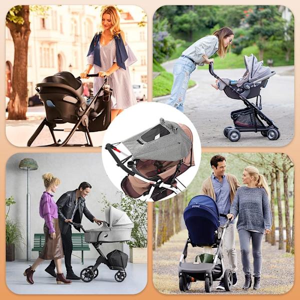 Solskydd för barnvagn, Sufflett Solskydd för liggdel, UV 5