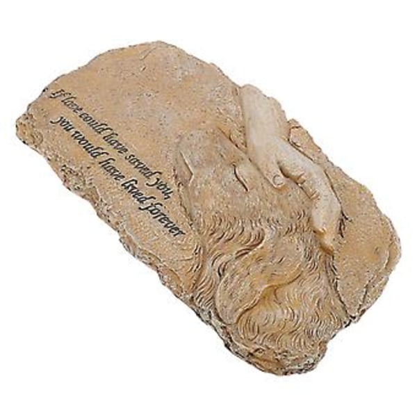 1 stk. Kjæledyr Gravstein Hund Minnesten Kjæledyr Kondolansegaver Kjæledyr Hyllest Statue