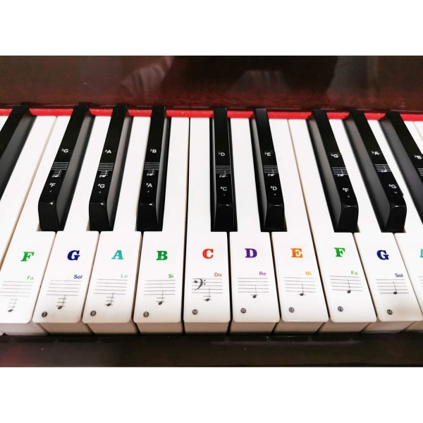 2 Pack Piano Keyboard Tarrat 88/61/54/49/37 Key, lihavoitu suuri