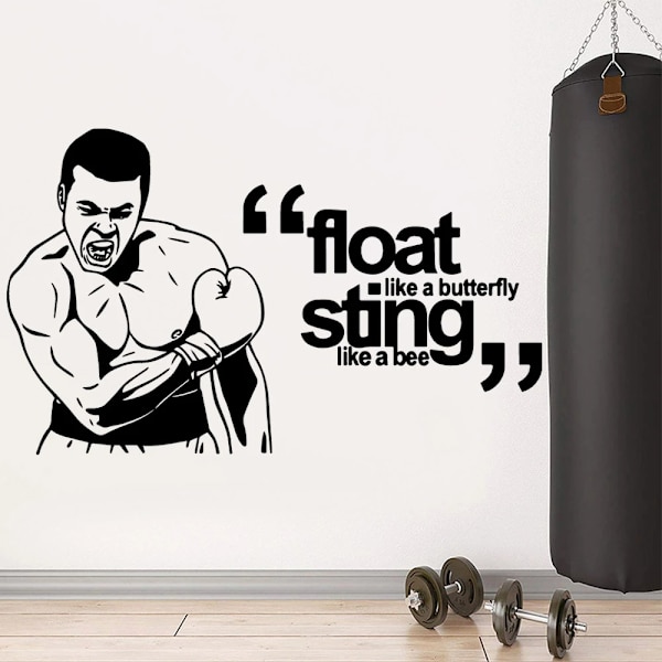 Float Like a Butterfly - Vinyyliteippa Tarra 26.3*16.5\" - Huoneen Koristelu