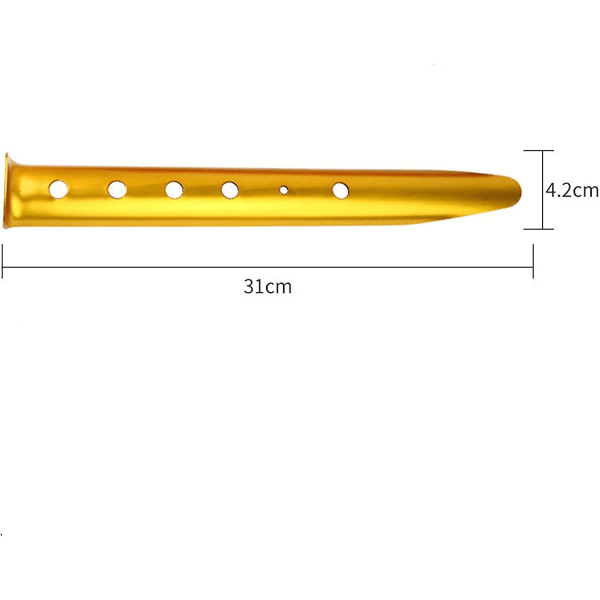 Aluminum Alloy Tent Pegs Snow Sand U-shaped Tent Nails Outdoor Ca
