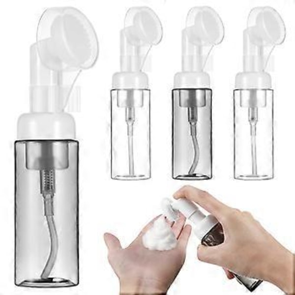 4 st Mousse Skumflaska Plast Frostat Skumflaska Liten Bubbelflaska