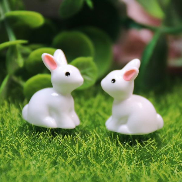 1 kpl Käsityökortteli Puutarha Jänis Miniatyyrit 2,3x1,4cm Pääsiäispäivä