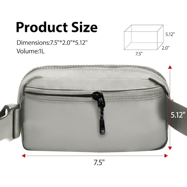 Ristiselkälaukut Unisex Mini Vyölaukut Naisille
