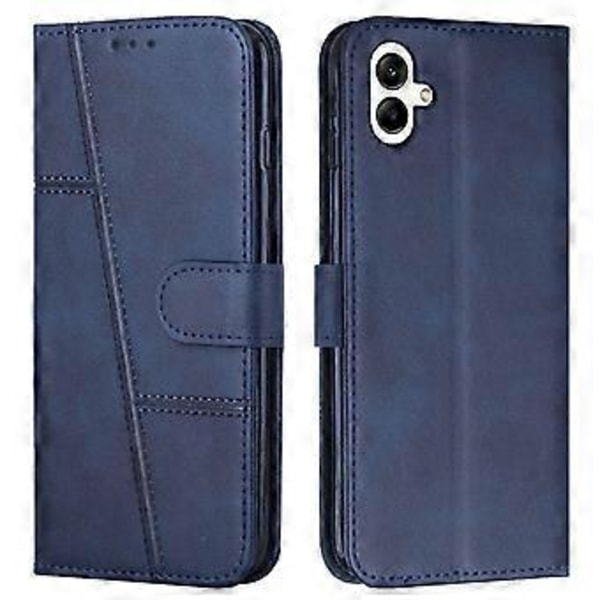 För Samsung Galaxy A06 Fodral Ställ Flip Skyddande Läder Telefonskal Style D