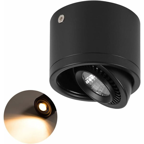 Loftlampe, LED Oritable spotlights, 5W 500lm 3000K varm hvid