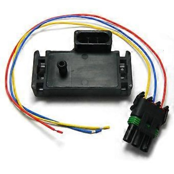 3 Bar MAP Sensor Grenrör Absoluttryck Sensor Turbo Boost Kabelkontakt Pigtail 12223861 För Cadillac Chev
