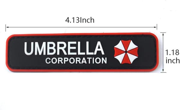 2 kpl Resident Evil Umbrella Corporation PVC -merkki