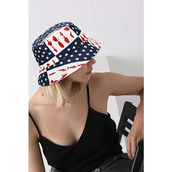 Bob Fiskehatt Kvinnor Solhatt Bucket Hat Visir Hatt Strandhatt