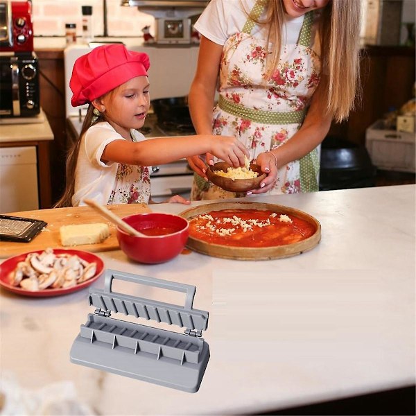 Stor Kebab Maker Presse, Grå Plast Kabab, Manuell Kabob Form, Kabob Maker Grillspyd