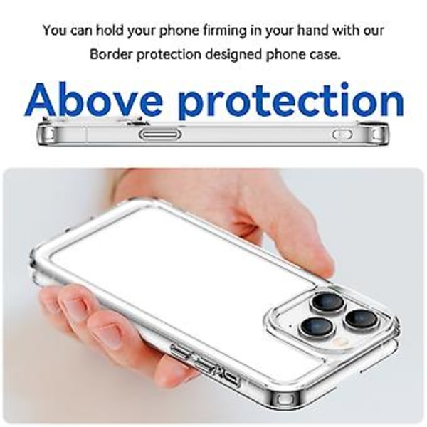 TPU-telefonfodral för iPhone 14 Pro Transparent