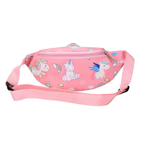 Barn Crossbody Väska, Söt Ponny - Rosa