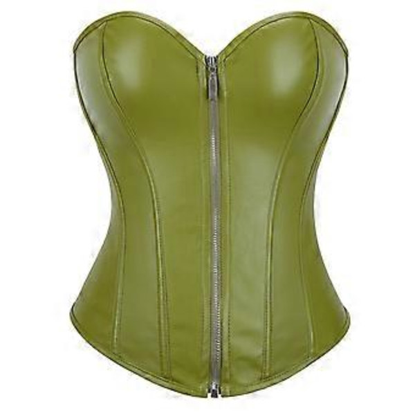 Palatial Cinches Alusvaatekorsetti Naiset Underbust Bustier Vartalonmuokkaaja Underbust Yksivärinen Korsetti Alusvaatteet Vartalonmuokkaaja ruohonvihreä M M