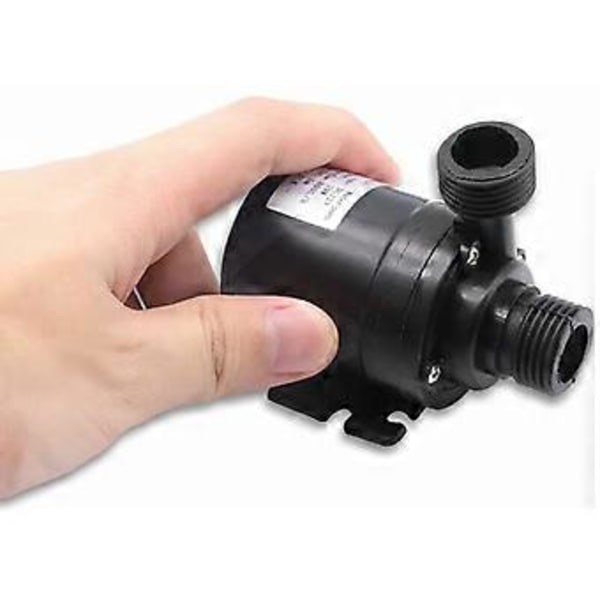 Upotettava pumppu, Mini DC 12 V harjaton upotettava vesipumppu paineenkorotuspumppu 800 l/h 5 m harjaton moottori suihkulähde-allas-aurinkokiertojärjestelmään