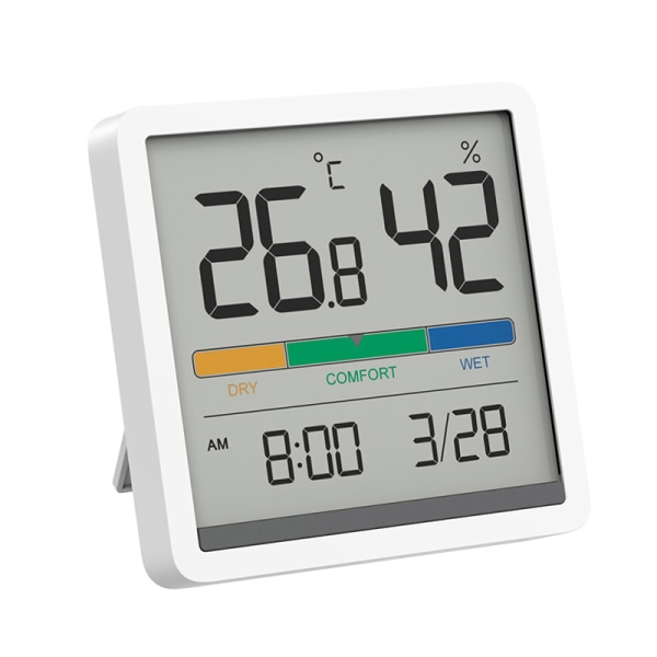 Inomhustermometer Hygrometer, Desktop Digital termometer med T