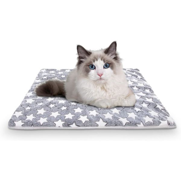 61* 41cm Hundekatt Seng Matte, Myk Fleece Fluffy Hundekatt Teppe, Var