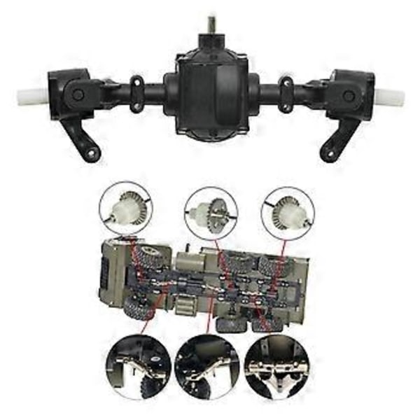 RC-auton etuakselin tasauspyörästö Q64/Q60 B-36/ RC-mallin päivitysosille ()