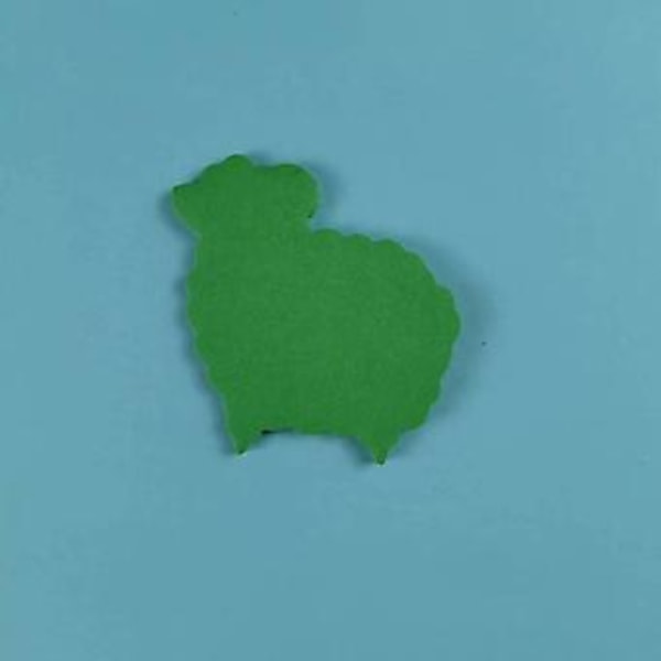 2 Set Söta Djurformade Självhäftande Notisar Färgglada Självhäftande Memoblock Roliga Anteckningsblock Kawaii Pappersvaror för Kontor Hem Skola Fest Favor 9 böcker/set