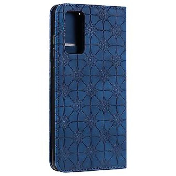 For Samsung Galaxy S20 FE Lykkebringende Blomster Præget Cover