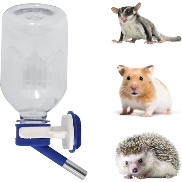 Patenterede drypfri flaske/fodrer til marsvin/hamster/kanin/får