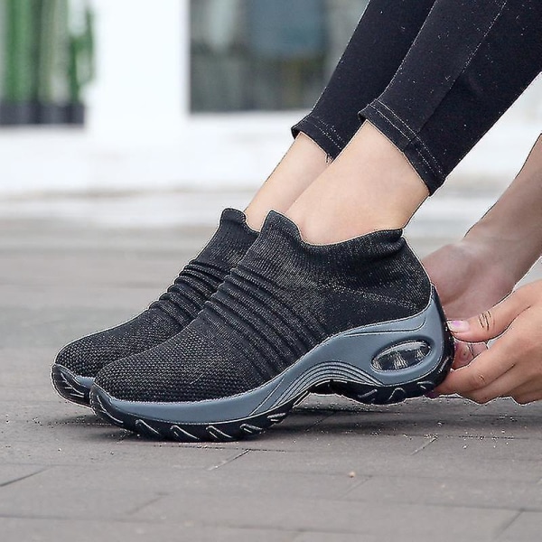 Dam Walking Shoes Supermjuka Höjdökande Rese- och Utomhusskor..