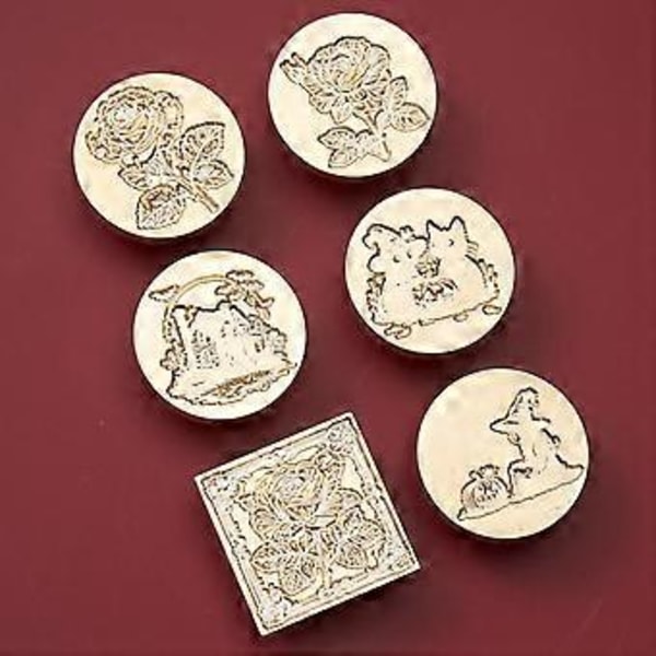 Plante Voks Seglstempel Heks Gresskar Seglvoksstempel for Invitasjonskonvolutter Kort Brev Scrapbooking Dekorasjoner witch cat