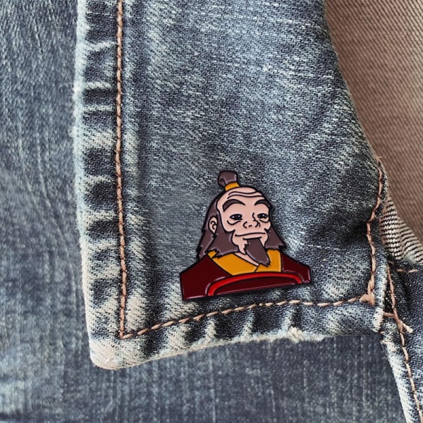 Avatar Uncle Ailuo brosch tecknad karaktär badge