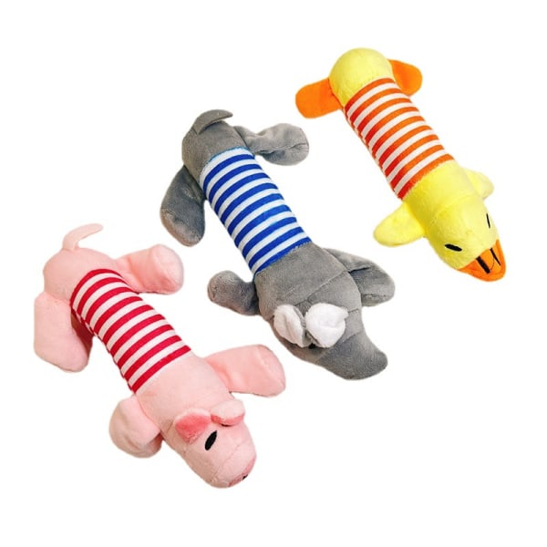 Piggy Pet Soundmaking Toy Hund Bite Resistant Tand Slip Relie