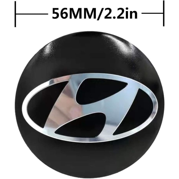 4 st 2,22 tum Bilsymbol ABS-material Hjulcentrumplast (fi