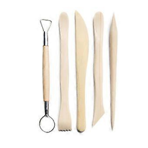 13 st DIY Lerskulptur Keramikverktyg Set Multifunktionell Snideri Punkt Borrpenna Keramik Skulptering Svamp Skrapa Kit
