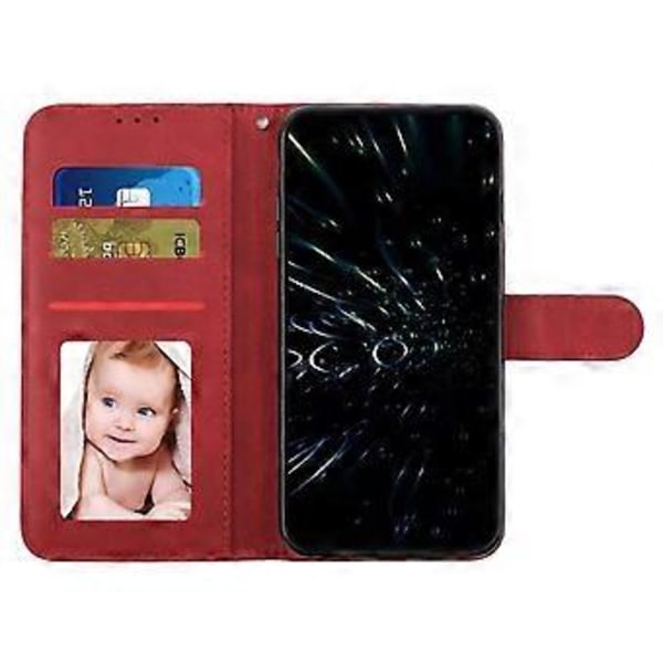 För Samsung Galaxy A06 Fodral Ställ Flip Skyddande Läder Telefonskal Style B