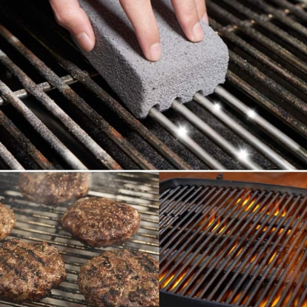 3 st rengöringsblock Grill rengöringstegel Block fläckar Gr