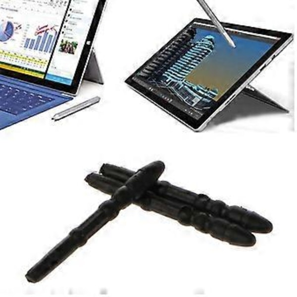 3 stk. Erstatningstupp for Surface Pro 3 for Touch Kapasitiv Penn Tupp Refill Nibber Svart 1,7 cm/ 0,67 tommer