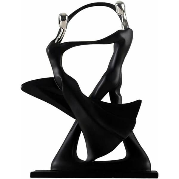 Dansende Par Statue Abstrakt Skulptur Dansende Par Statue med