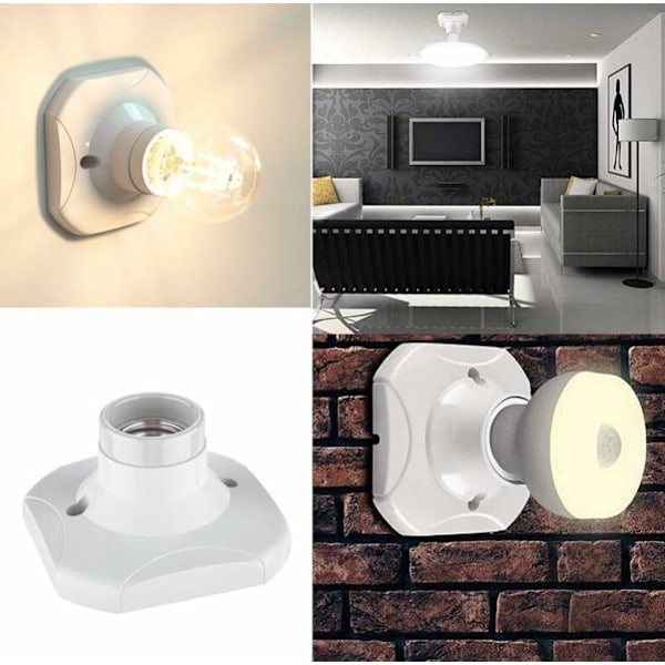 Triumph E27 LED Pære Sokkel, E27 Keramisk Sokkel og Plastbase