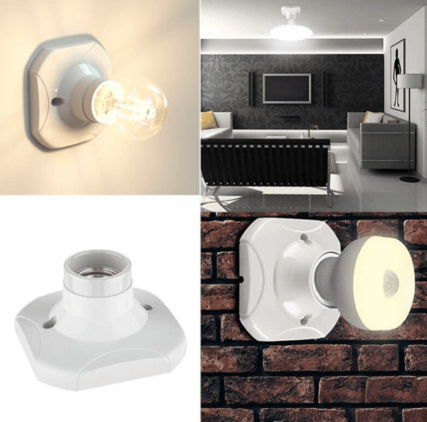 Triumph E27 LED Pære Sokkel, E27 Keramisk Sokkel og Plastik Base,